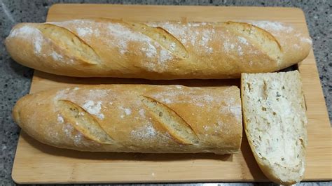 Quicker Way To Make French Baguettes No Knead Poolish Method Bánh Mì Baguette Nhanh K Nhồi