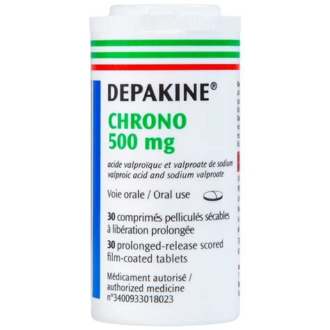 Depakine 500mg thuốc điều trị các thể động kinh 30 viên