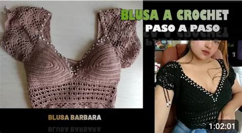 Como Tejer Una Hermosa Blusa En Crochet Tejidos Paso A Paso