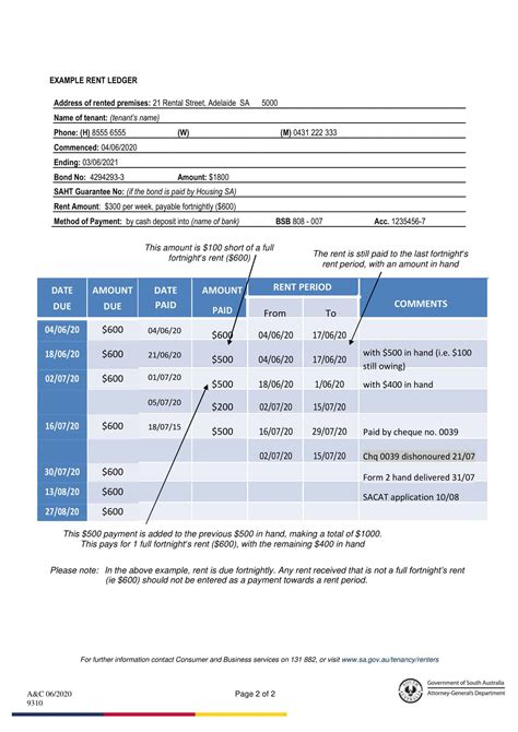 Free Printable Rental Ledger Template Excel Word Pdf Google Sheets