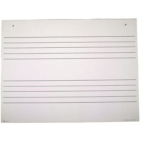 Giant Staff Paper Chart 19x25 For Classroom Teaching