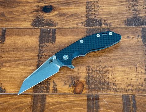 XM 18 3 5 Fatty Wharncliffe S45VN Stonewash Black G10 Rick Hinderer