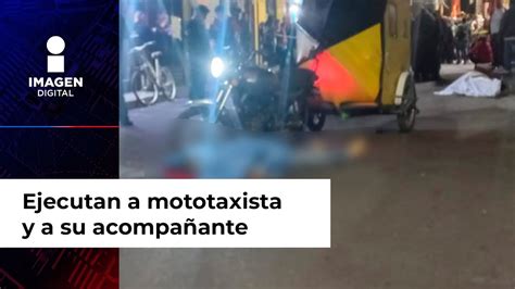 Un Mototaxista Y Su Pasajero Fueron Acribillados Por Un Par De