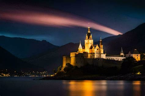 Castle At Night Stock Photos, Images and Backgrounds for Free Download