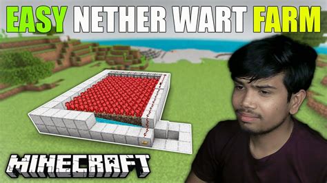 SIMPLE NETHER WART FARM MINECRAFT 1 19 MCPE BEDROCK JAVA YouTube