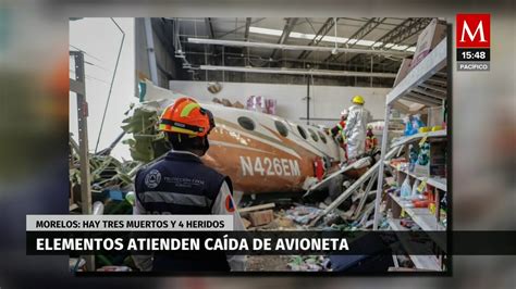 Avioneta Se Estrella Contra Bodega Aurrera En Morelos Hay 3 Muertos