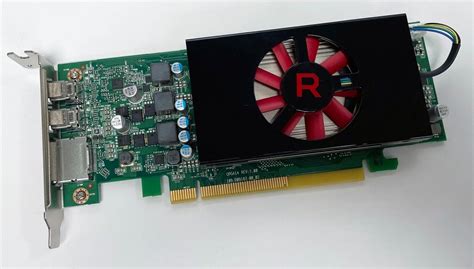 AMD Radeon RX 550 4GB GDDR5 PCIe DP 2 X Mini DP Low Profile Graphics