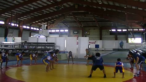 Wrestlers Take The Time To Speak To Students At Koror Elementary School