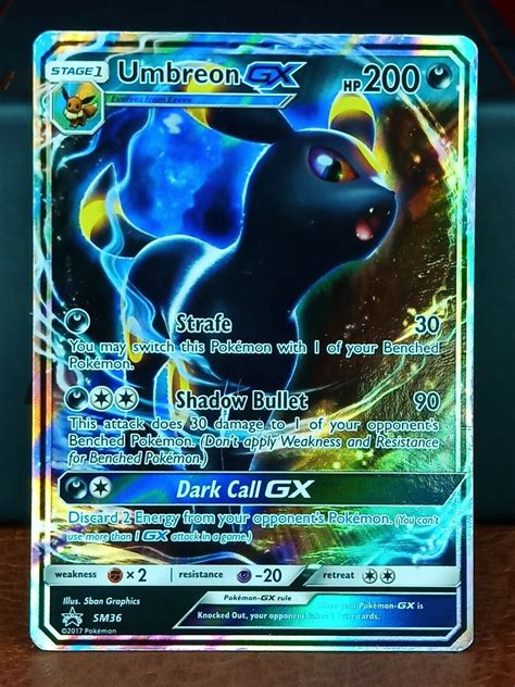 Mavin Umbreon Gx Sm Sm Black Star Promo Ultra Rare Pokemon