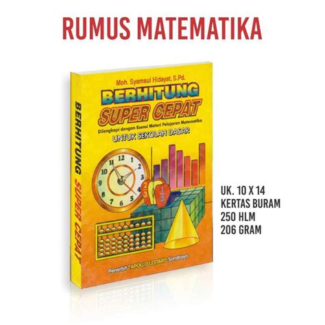 Jual Buku Rumus Matematika Lengkap Untuk Sekolah Dasar Sd Di Seller