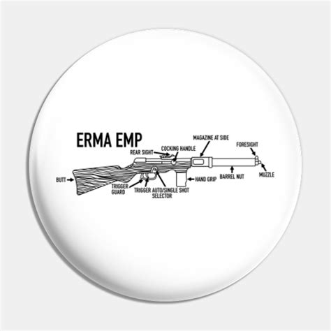 Erma Emp German Ww2 Submachine Gun Blueprint Diagram Ts Erma Emp Ww2 Submachine Gun
