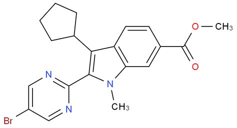 H Indole Carboxylic Acid Bromo Pyrimidinyl Cyclopentyl