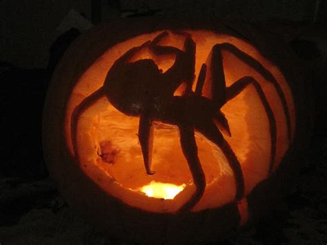 Black Widow Pumpkin By Televisionbox On Deviantart