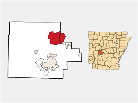 Hot Springs Village, AR - Geographic Facts & Maps - MapSof.net