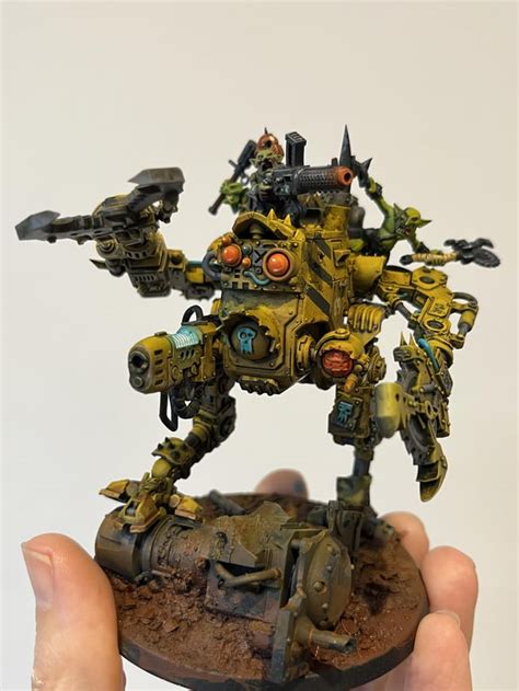 Ork Dreadnaught Kitbash Ive Just Finished Rwarhammer40k
