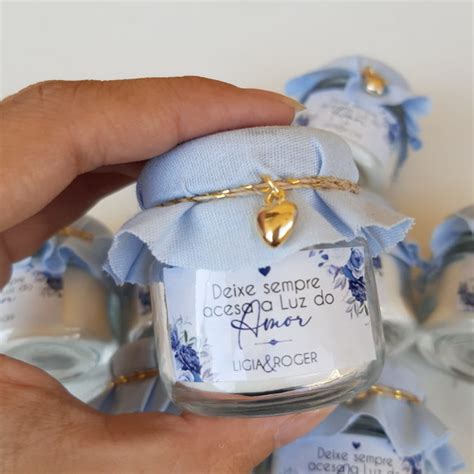 Vela Perfumada Lembrancinha Casamento Elo Produtos Especiais