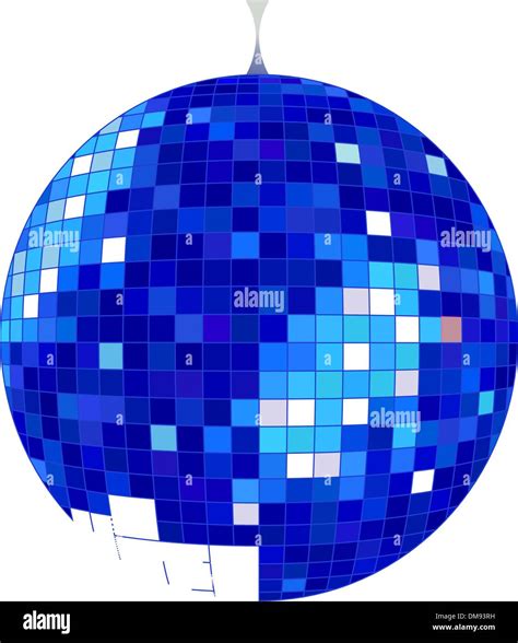 Disco Ball Blue Stock Vector Image Art Alamy