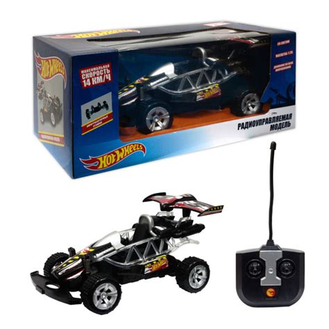 Машинка на пульте управления Hot Wheels "Багги",1:20, со светом, на ...