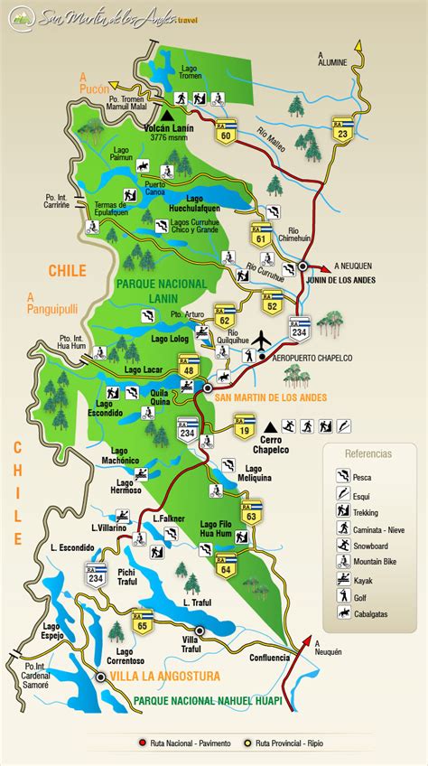 Circuito De Los 7 Lagos En San Martin De Los Andes Circuito De Los 7 Lagos En San Martin De Los