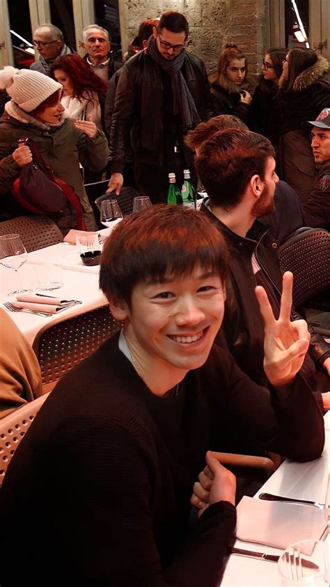 Yuki At Dinner During His Siena Days Atlet