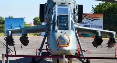 Iaf Inducts Indigenously Built Light Combat Helicopter