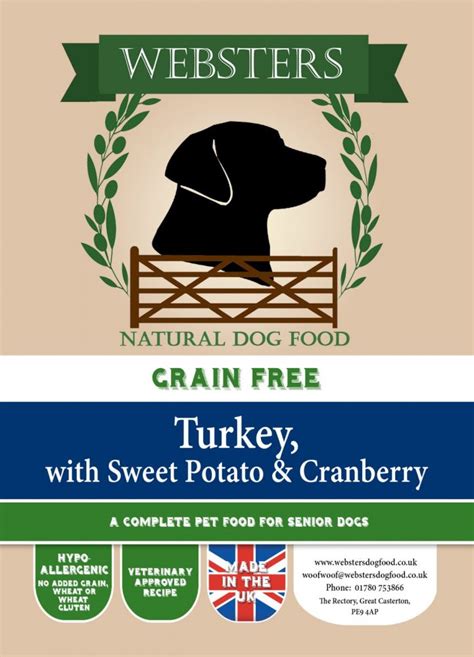 Senior Dog Food | Grain Free Turkey with Sweet Potato & Cranberry