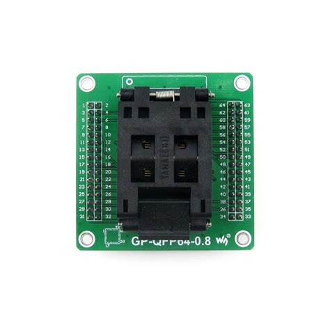 GP QFP64 0 8 Yamaichi IC Test Socket Programming Adapter For QFP64