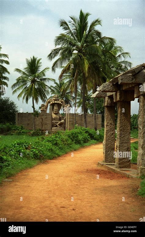 Ruins in Hampi Stock Photo - Alamy