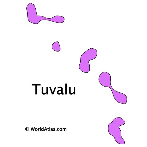 Tuvalu Island Map