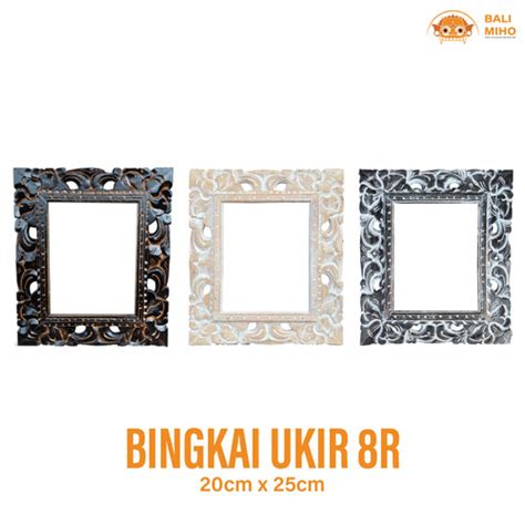 Jual Bingkai Kayu Ukir 8R Bingkai Foto Bingkai Lukisan Bingkai