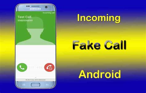 Ways To Fake Incoming Call Feature In Samsung Android Phone