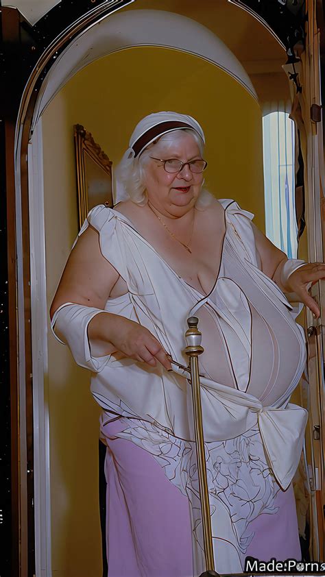 Porn Image Of Looking At Viewer Saggy Tits Long Legs White Hair Close Up Victorian Created By AI