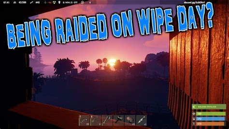 Being Raided On Wipe Day By Hackers Rust Base Defense Ep 1 Rust