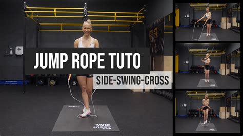 Jump Rope Tutorial Trick Side Swing Cross Kata Banhegyi Youtube