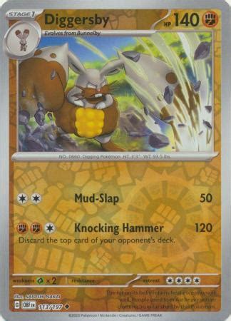 Esp Diggersby Uncommon Reverse Holo Playset