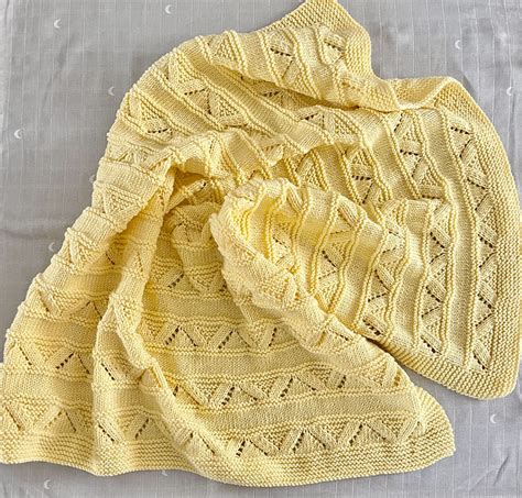 Ravelry Sunny Peaks Baby Blanket Pattern By Mollie May