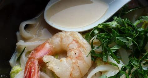 Un Peu Gay Dans Les Coings Laksa Improvis E Aux Crevettes Et Au Chou Chinois