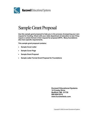 Free 13 Fundraising Proposal Samples In Pdf Ms Word