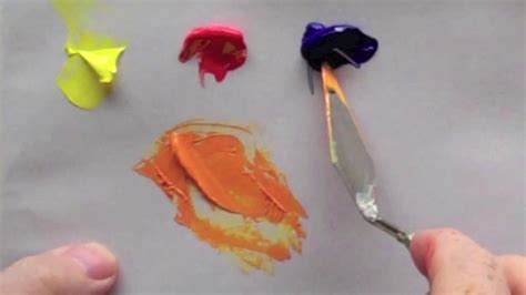 Principes De Base Mélange De Couleurs Peinture Acrylique Pour Correspondre à Une Couleur Youtube