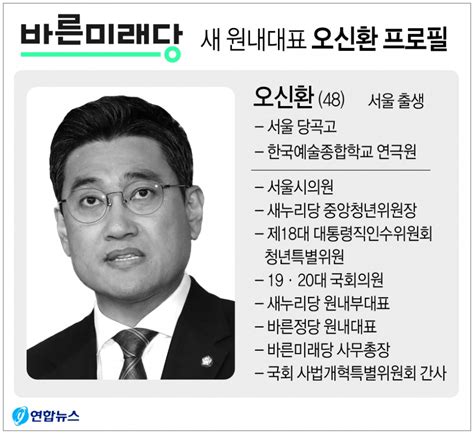 바른미래 새 원내대표 오신환은 누구 ··· 연극인 출신 정치인