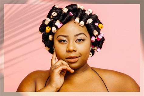 How To Roller Set Natural Hair According To A Natural Hair Expert