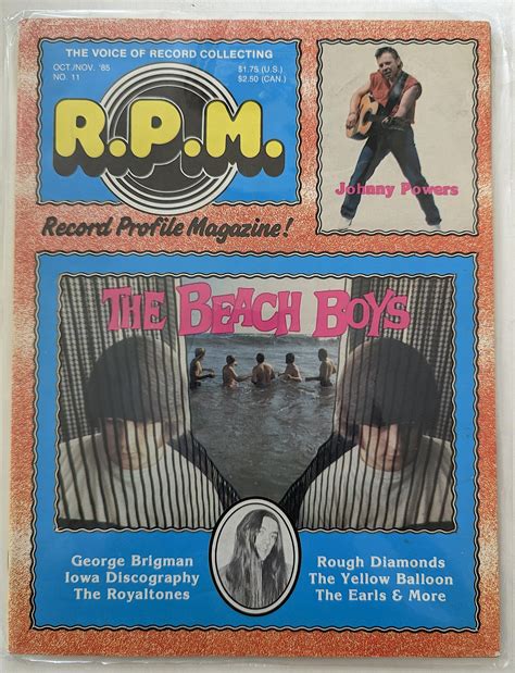Lot - Vintage R.P.M. Record Profile Magazine The Beach Boys