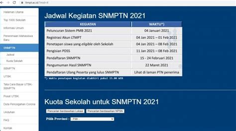 Mudah Begini Cara Registrasi Akun Ltmpt Untuk Snmptn 2021