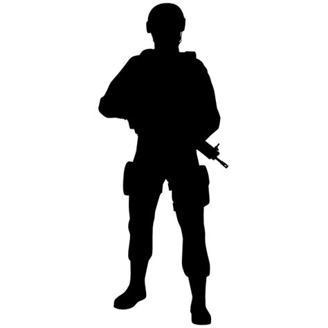 Military Man Sticker