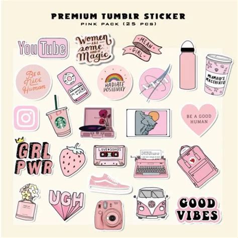 Sticker Aesthetic Stiker Estetik Sticker Tumblr Stiker Lucu