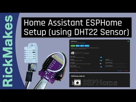 Home Assistant Esphome Setup Using Dht Sensor