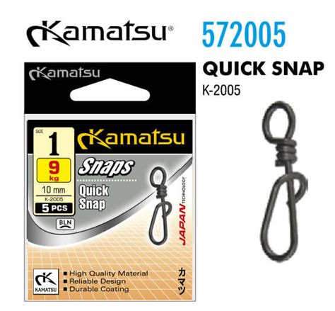 Agrafa Kamatsu Quick Snap K 2005 5buc Plic Voblere Ro