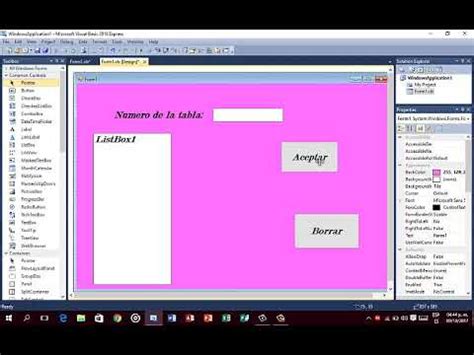 Tabla de Multiplicación en Visual Basic 2010 Express YouTube