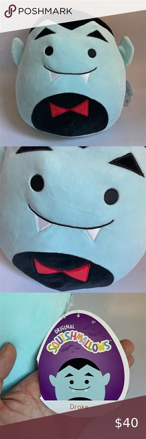 Squishmallow 12 Drake Dracula Kellytoy Halloween Squishmallows Vampire