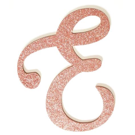 This Giant Rosegold Glitter Initial Is Sooo Beautiful Fancy